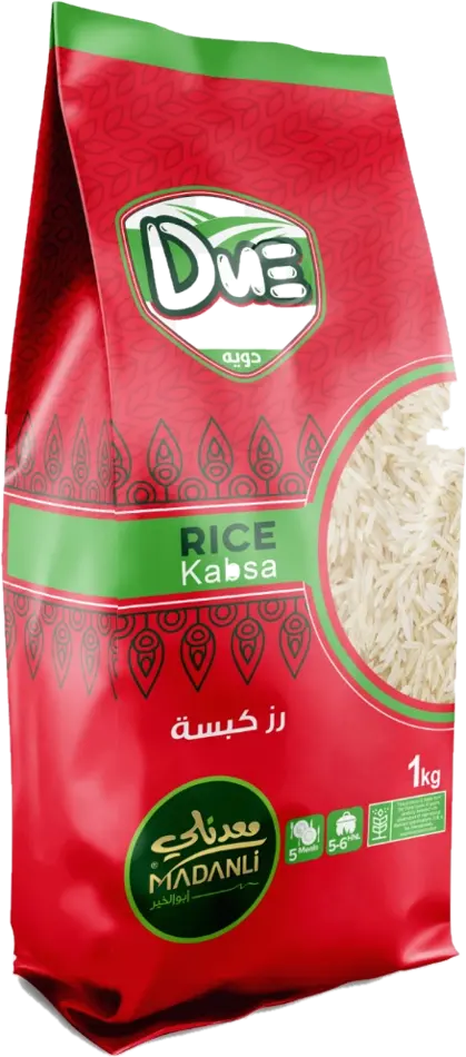 أرز بعبوة خضراء